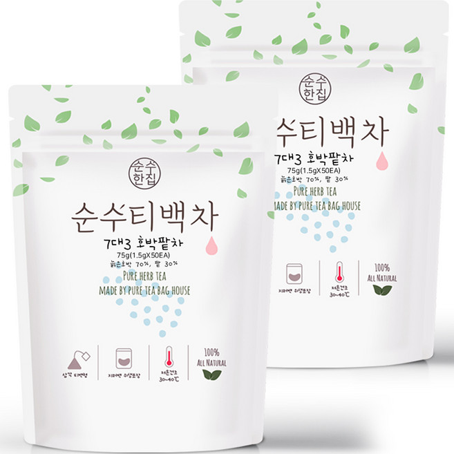 순수한집 7대3 호박팥차, 1.5g, 50개입, 2개