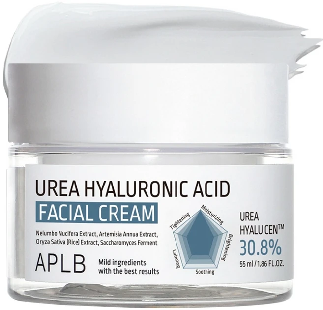 APLB 우레아 히알루론산 페이셜 크림, 55ml, 1개 - 쿠팡