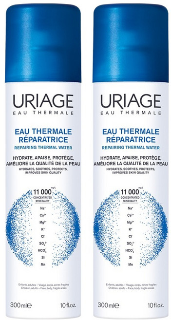 유리아쥬 리페어링 오 떼르말 온천수 미스트, 300ml, 2개