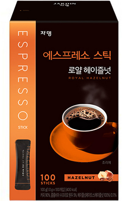 에스프레소스틱 로얄 헤이즐넛, 1g, 100개입, 1개
