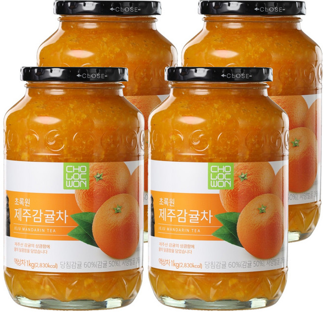 초록원 제주감귤차, 1kg, 1개입, 4개