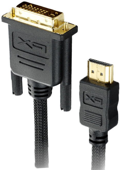 PX 大通 HDMI to DVI 影像線 1.2m 1080P, HDMI-1.2MMD, 1條