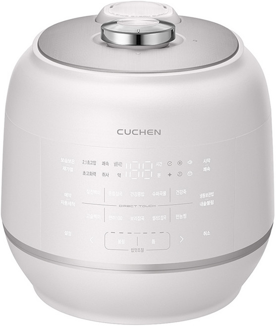 쿠첸 121 마스터 플러스 올스테인리스 전기압력밥솥 6인용, CRT-PBWP0610SR, BlossomWhite