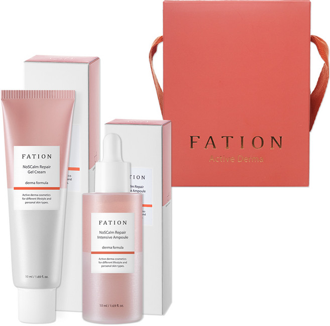 파티온 노스캄 리페어 인텐시브앰플 50ml + 겔크림 50ml 세트, 1세트