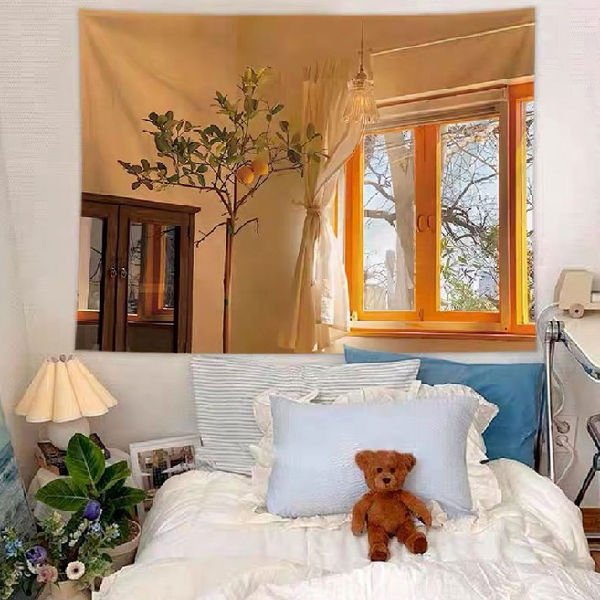 Hoom 禾慕生活 044.韓國掛布, 橘子窗戶