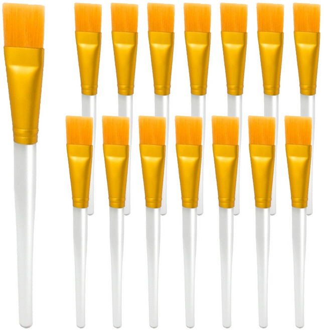 메디플라워 팩브러쉬, 혼합색상, 15개