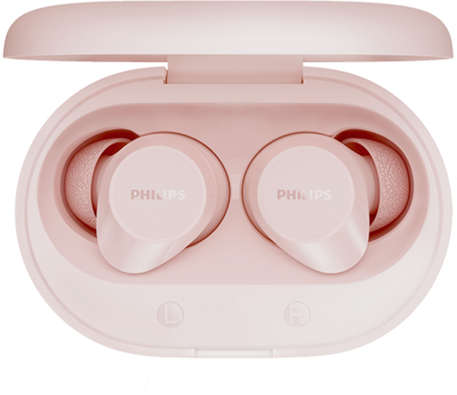 필립스 인이어 블루투스 이어폰, 베이비 핑크, TAT1300