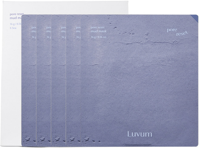러븀 포어 리셋 머드 마스크, 1개