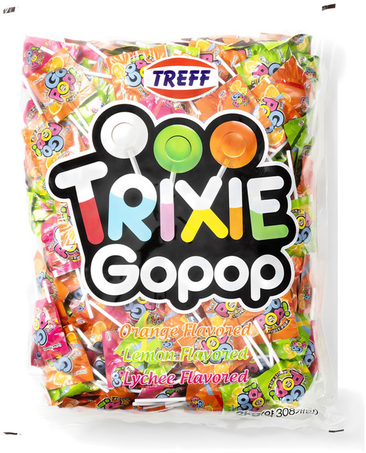 TRIXIE 고 팝 플랫 롤리팝, 2kg, 1개