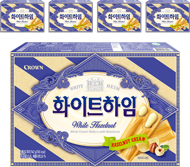 쵸코하임 크라운 화이트 하임, 142g, 5개