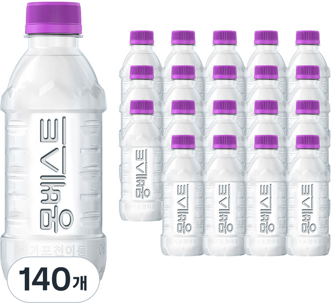 몽베스트 위드어스 무라벨 생수, 140개, 330ml