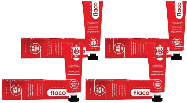 플라코 오리지널 치약, 100g, 4개