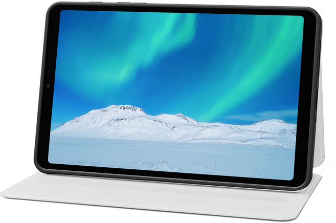 아이뮤즈 뮤패드 K8 전용 북커버 케이스, 화이트 +반투명 + 그레이, 1개