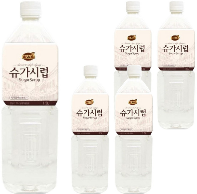 리치스 슈가시럽, 1.5L, 5개