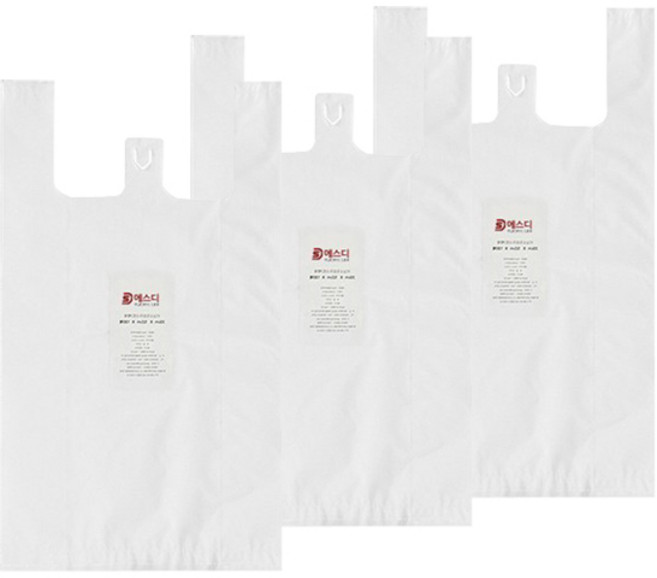 에스디 A급마트용봉투 백색, 3L, 300개