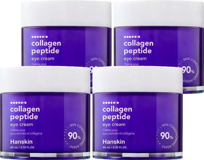 한스킨 콜라겐 펩타이드 아이크림, 80ml, 4개 - 쿠팡