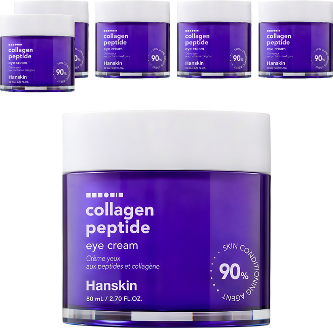 한스킨 콜라겐 펩타이드 아이크림, 80ml, 6개