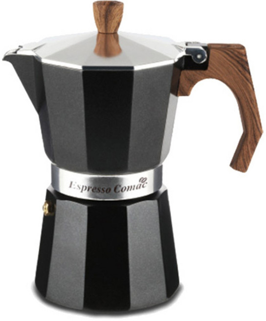 코맥 에스프레소 커피 메이커 모카포트 6컵, 혼합색상, 1개