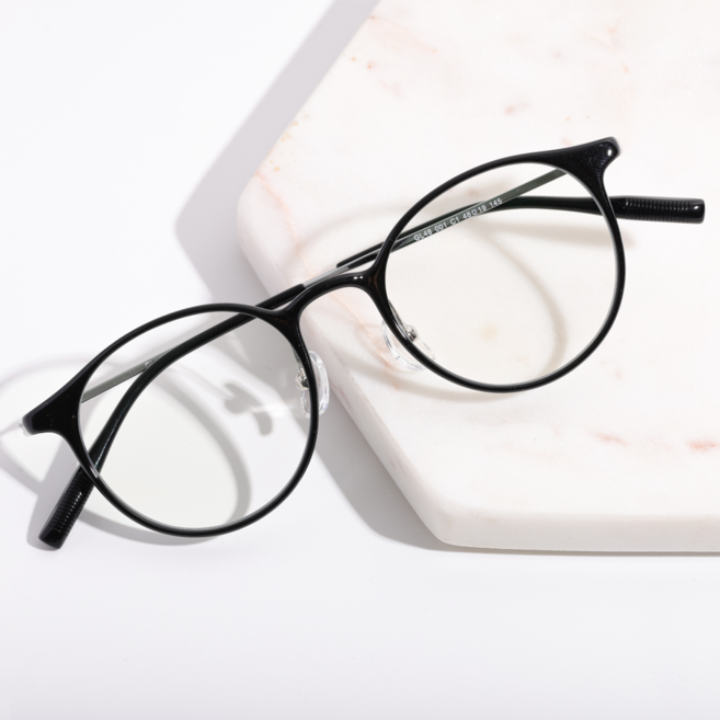 GL1988 안경사가 만든 초경량 TR 블루라이트 차단 안경 원형 5g GL1988