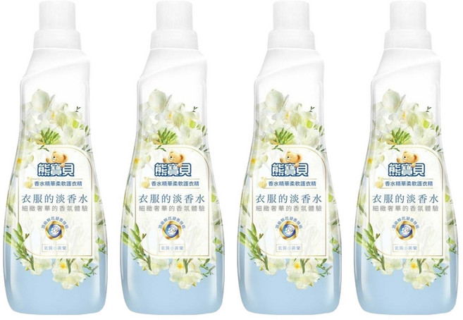 Snuggle 熊寶貝 香水精華柔軟護衣精 氣質小蒼蘭, 700ml, 4瓶