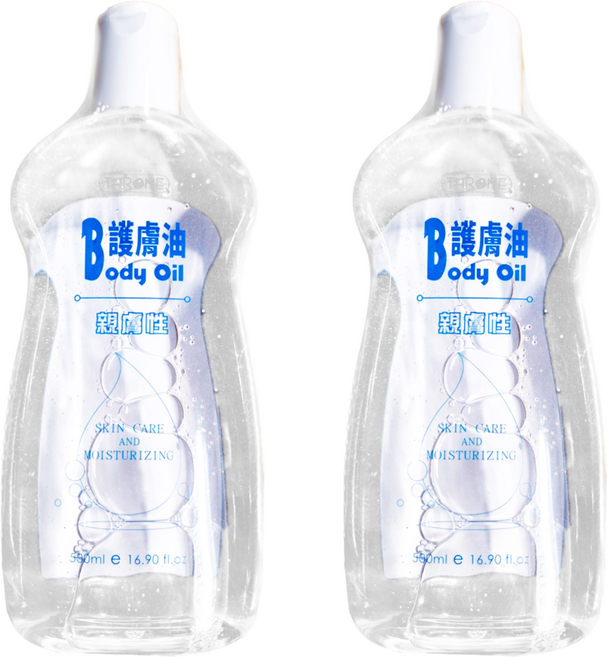 THRONE 斯儂恩 嬰兒油 親膚性 用心呵護 溫和滋潤, 500ml, 2瓶