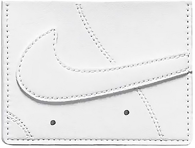 NIKE 耐吉 ICON AIRORCE 1卡片夾 N1009738176OS, 白色, 1個