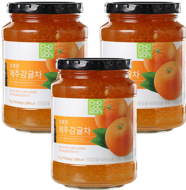 초록원 제주감귤차, 560g, 1개입, 3개