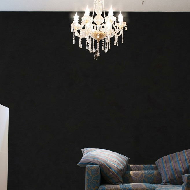 WA. WALL ART 防水自黏壁紙 簡約素色磨砂表面, 雅黑色