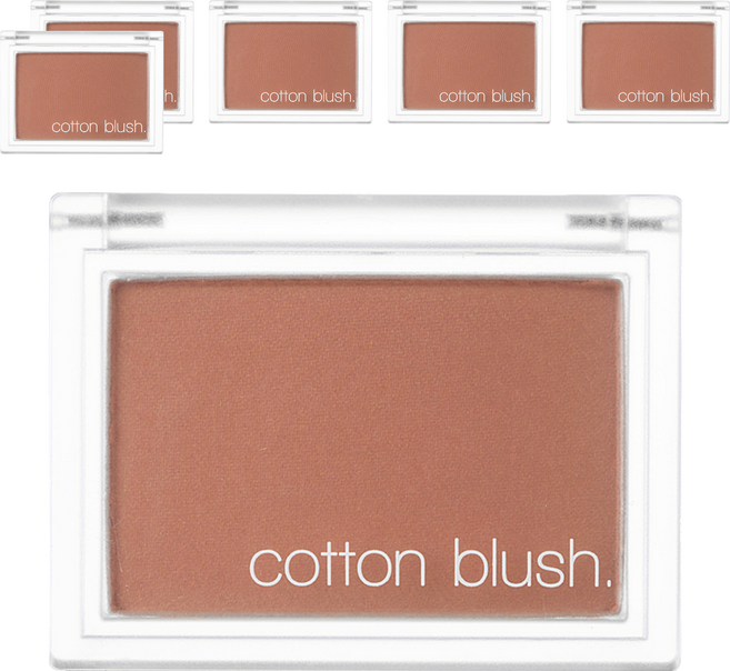 미샤 코튼 블러셔 4g, 마마스 캐멀코트, 6개