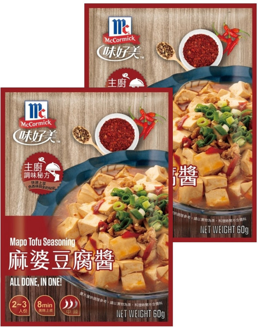 McCormick 味好美 麻婆豆腐醬 12包, 60g, 2盒
