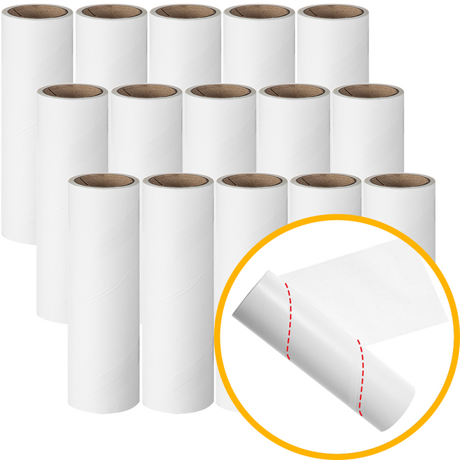 코멧 사선컷팅 일반형 테이프 클리너 리필 16cm x 12m, 15개