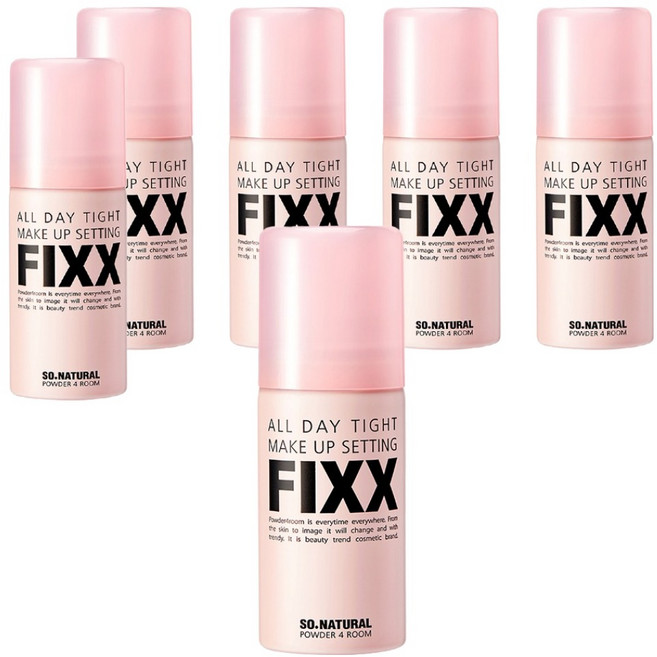 so natural 台灣公司貨 FIXX 全天候完美定妝噴霧 霧面微光, 35ml, 6瓶