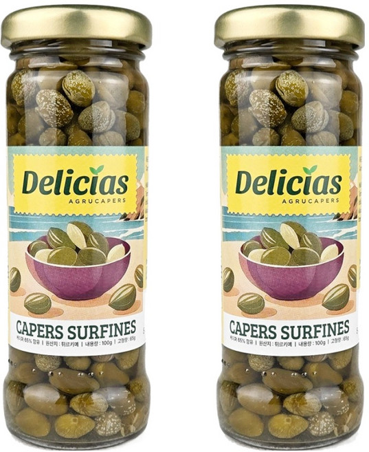 델리시아스케이퍼 절임, 100g, 2개