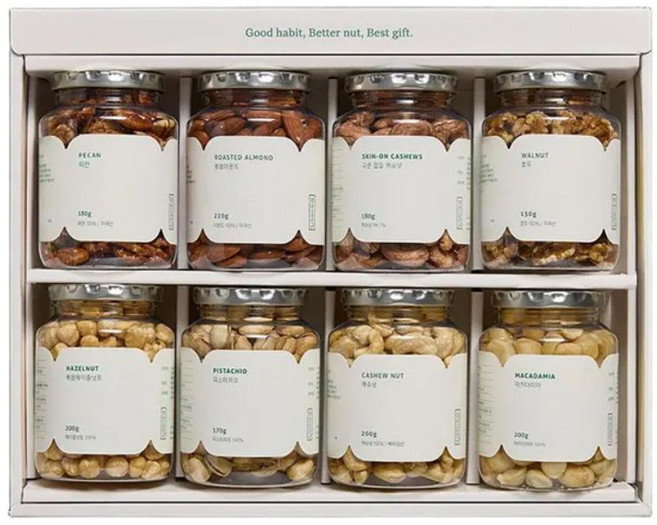 착한습관 프리미엄 견과 8종 선물세트 1.5kg, 1세트