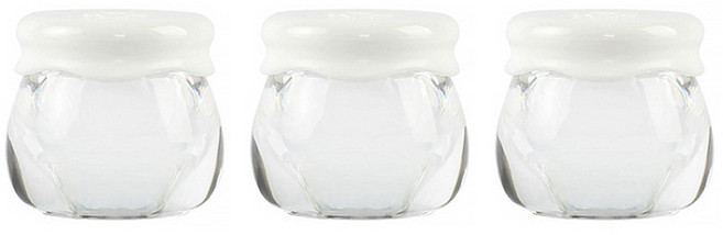 할로뷰티 꿀단지 크림 공병 10g, 투명, 3개