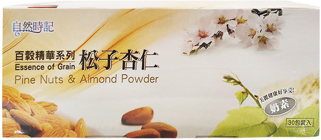 Nature Time 自然時記 百穀精華之松子杏仁, 750g, 1盒