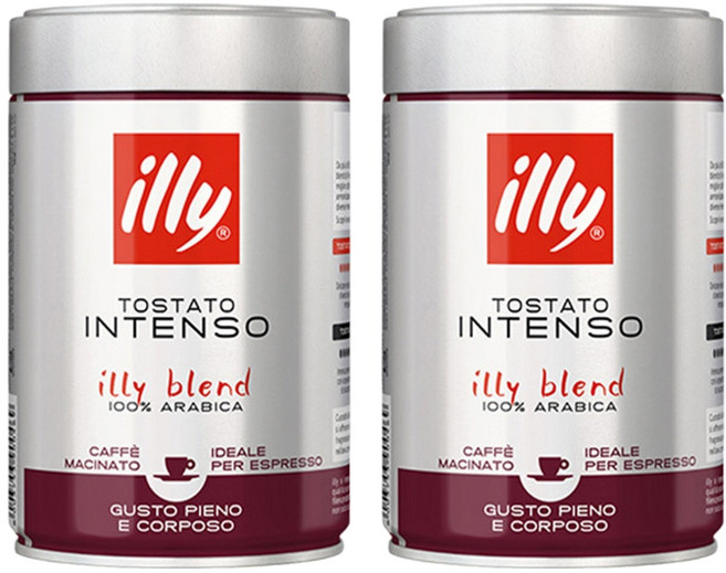 일리 인텐소 볼드 로스트 그라운드, 에스프레소, 250g, 2개