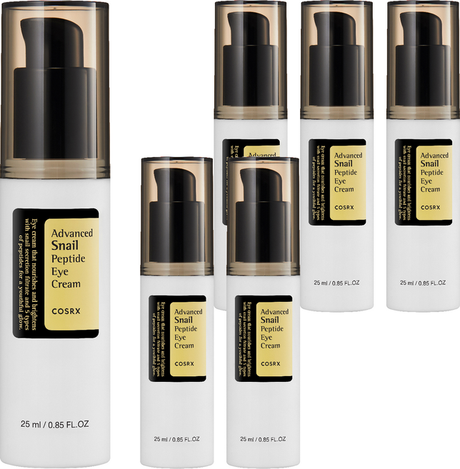 코스알엑스 어드벤스드 스네일 펩타이드 아이 크림, 25ml, 6개