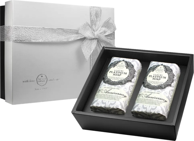 NESTI DANTE 義大利手工皂 鉑金菁萃皂禮盒, 250g, 2個