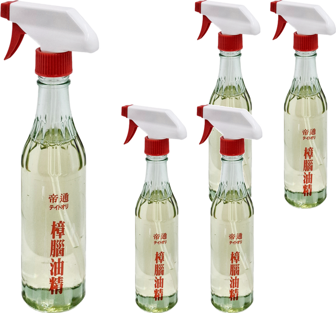 帝通樟腦油 玻璃噴霧式, 300cc, 5個