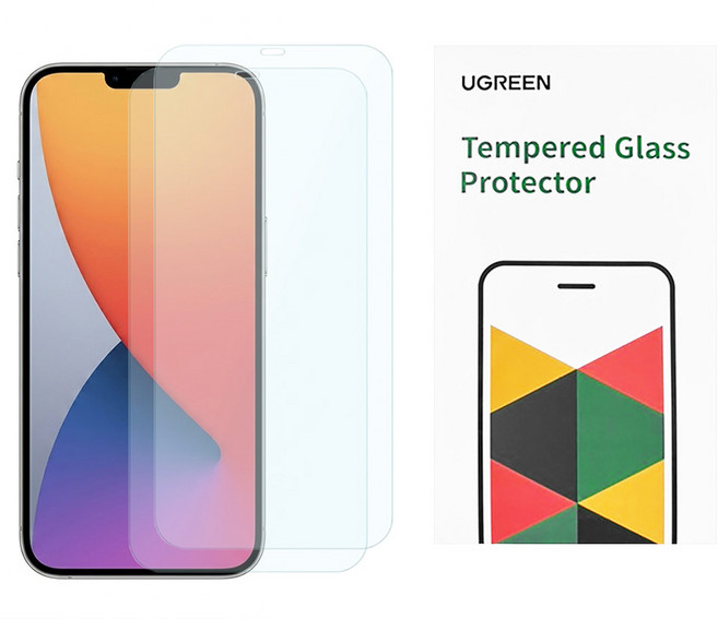 UGREEN 綠聯 真全屏覆蓋鋼化膜 鑽石級防爆版 2個, 1組