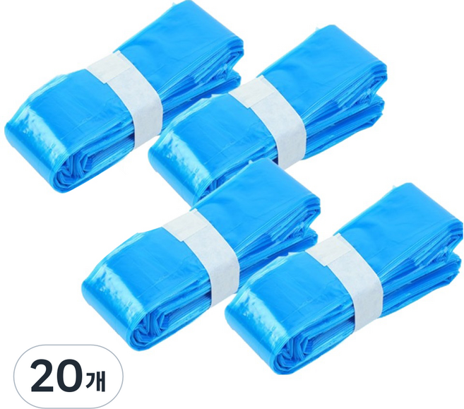리터락커 호환 다용도 리필용 에어씰 배변 봉투, 블루, 20개, 1개입
