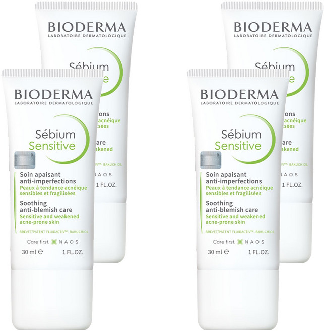 바이오더마 세비엄 센서티브 크림, 30ml, 4개