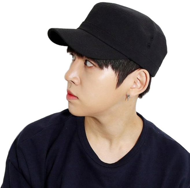 IAMCAP 亞麻素色軍帽