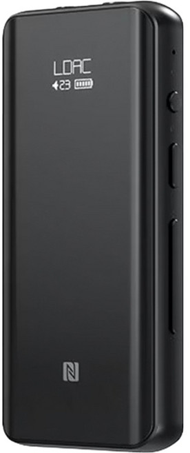 FIIO 飛傲 旗艦隨身Hi-Fi藍牙音樂接收器 MQA版 72 x 32 x 11.1mm 43.7g, BTR5, 黑色, 1個