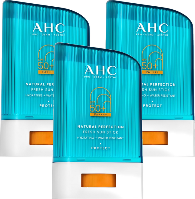 AHC 清爽防曬棒 SPF50+ PA++++, 22g, 3個