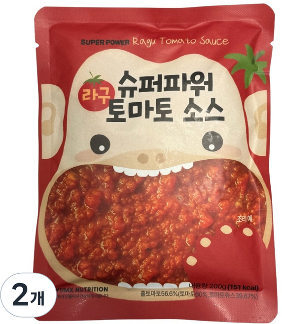 GYUMX 超級能量番茄肉醬, 200g, 2個