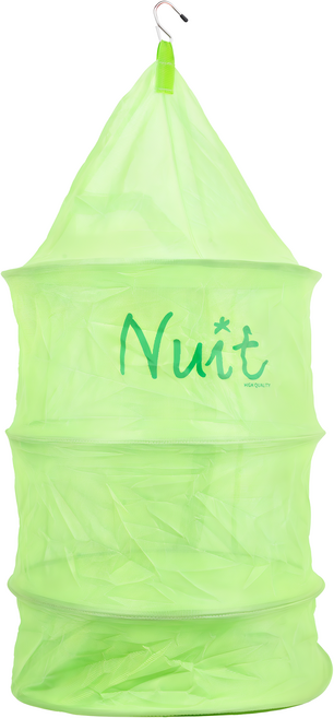 Nuit 努特 魔術折疊餐櫥網籃 NT02G, 1個, 4層, 珍珠綠