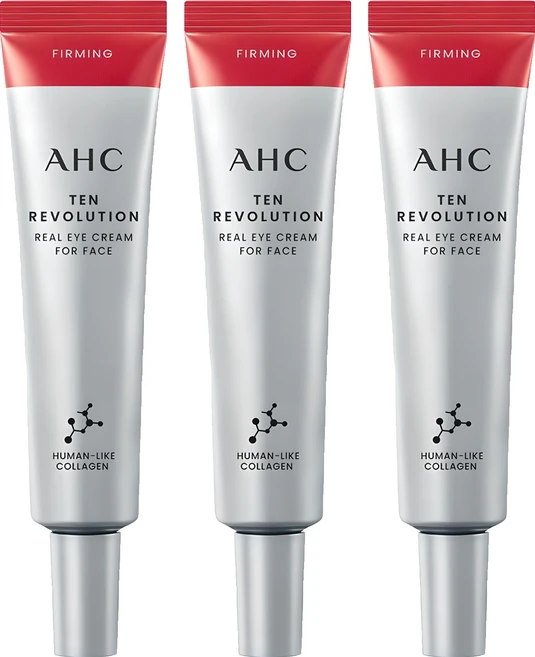 AHC 텐 레볼루션 리얼 아이크림 포 페이스, 35ml, 3개 - 쿠팡