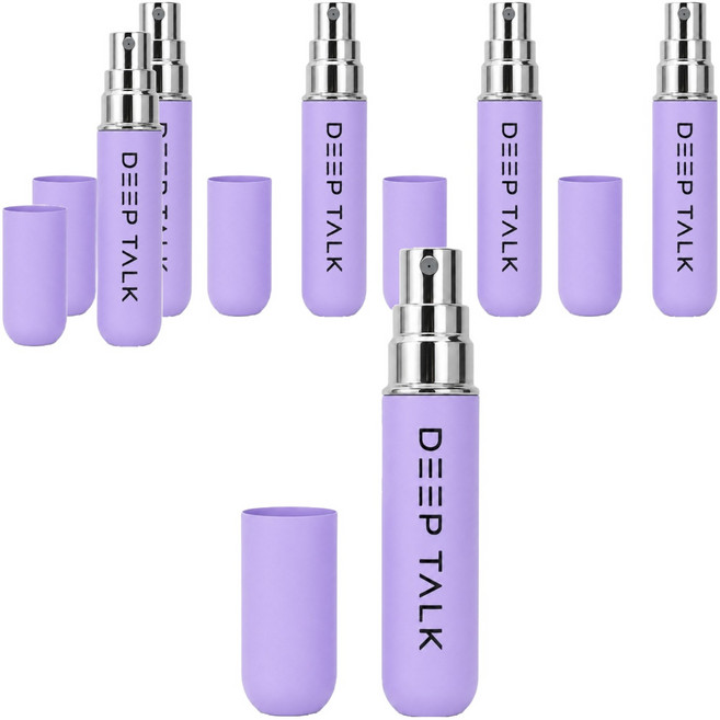 DEEP TALK 按壓式香水補充瓶 5ml DT0038, 紫色, 6個